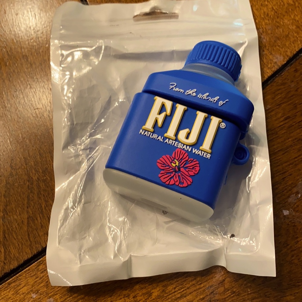 Fiji water air pod holder